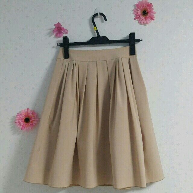 M-premier(エムプルミエ)のエムプルミエ スカート34P■ピンク レディースのスカート(ひざ丈スカート)の商品写真