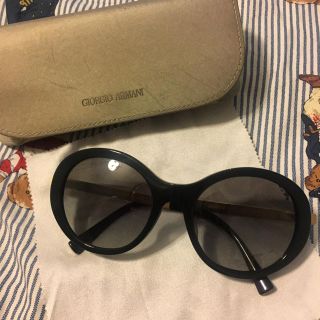 ジョルジオアルマーニ(Giorgio Armani)の麒麟様 アルマーニ サングラス 正規品 ブラック GIOGIO ARMANI(サングラス/メガネ)