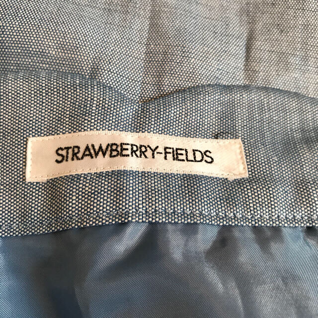 STRAWBERRY-FIELDS(ストロベリーフィールズ)のストロベリーフィールズ スカート 水色 レディースのスカート(ミニスカート)の商品写真