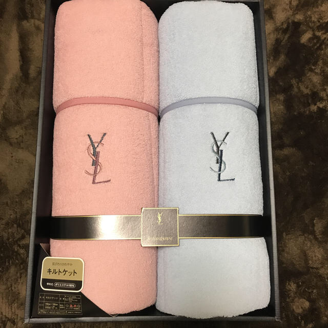 【スーパーセール】 - Beaute Laurent Saint Yves YSL キルト イヴ・サンローラン 布団・毛布