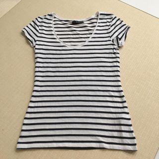 ベルシュカ(Bershka)のベルシュカ ボーダー  Ｔシャツ  Mサイズ 半袖(Tシャツ(半袖/袖なし))