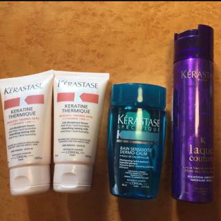 ケラスターゼ(KERASTASE)のケラスターゼ（トリートメント、スカルプシャンプー、ヘアスプレー）(サンプル/トライアルキット)