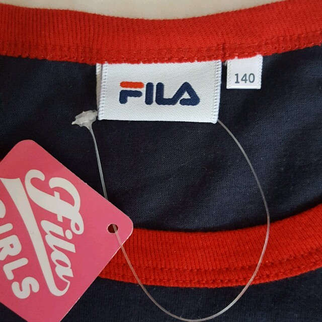 FILA(フィラ)の専用　新品　FILA　Ｔシャツ140 キッズ/ベビー/マタニティのキッズ服女の子用(90cm~)(Tシャツ/カットソー)の商品写真