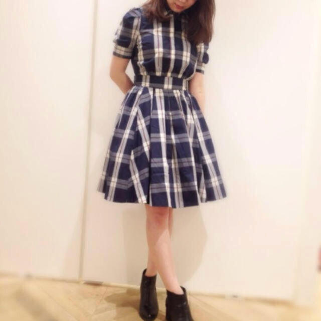 SNIDEL - snidel♡ふんわりボリューム♡チェックワンピース