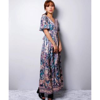 エイミーイストワール(eimy istoire)の＊ antique scarf long dress ＊(ロングワンピース/マキシワンピース)