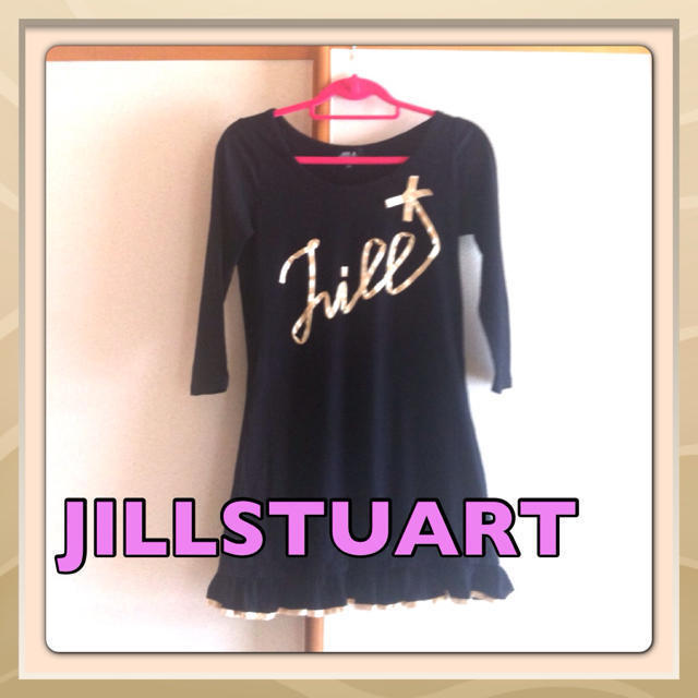 JILLSTUART(ジルスチュアート)の【JILL】美品 ロゴ入りワンピ レディースのワンピース(ミニワンピース)の商品写真