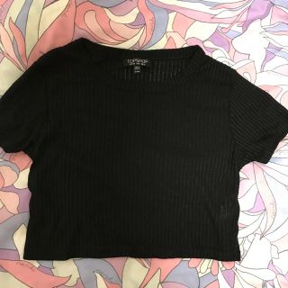 トップショップ(TOPSHOP)のショート丈Tシャツ(Tシャツ(半袖/袖なし))