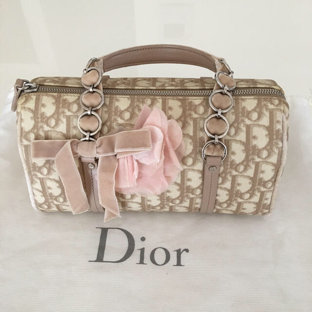 Christian Dior   Dior トロッター ロマンティック ミニボストン