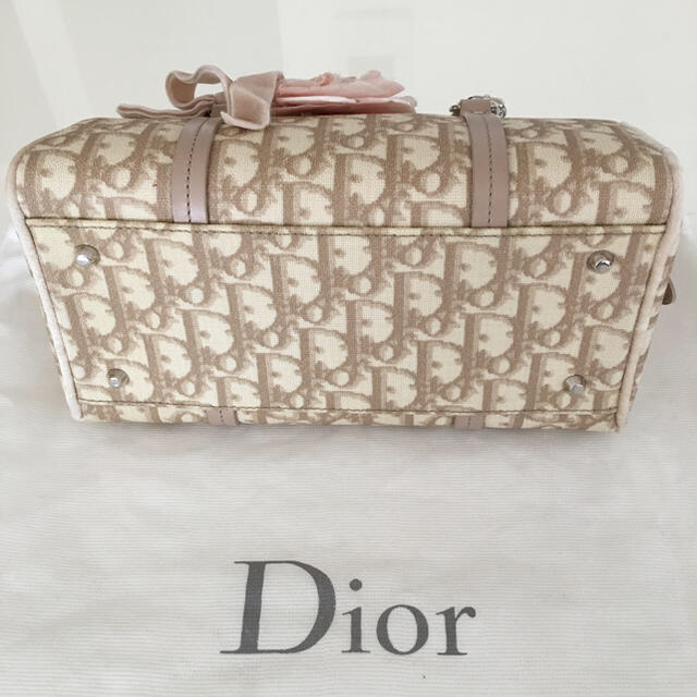 Dior トロッター ロマンティック ミニボストン ベージュピンク