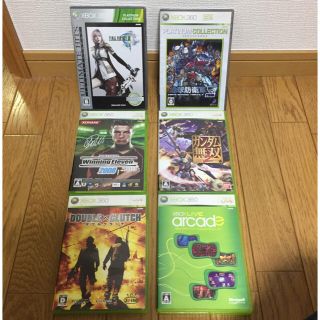 マイクロソフト(Microsoft)のXBOX 360 ソフト6本セット(家庭用ゲームソフト)