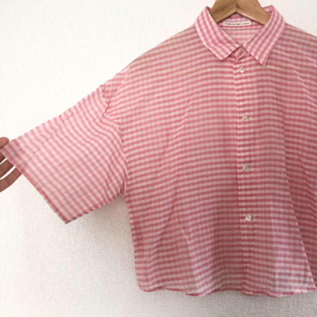 Banner Barrett(バナーバレット)のバナーバレット◯シルク混ギンガムチェックシャツ レディースのトップス(シャツ/ブラウス(半袖/袖なし))の商品写真