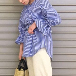 ダブルクローゼット(w closet)のw closet 今期 ストライプシャツ(シャツ/ブラウス(長袖/七分))