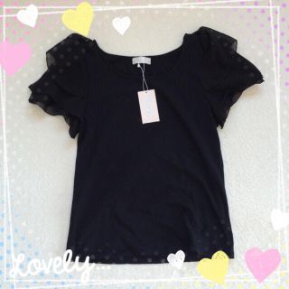 フェルゥ(Feroux)の★フェルゥ★袖シフォントップス★(Tシャツ(半袖/袖なし))