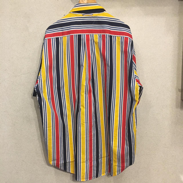 TOMMY HILFIGER(トミーヒルフィガー)の90s TOMMY HILFIGER【トミーフィルフィガー】ストライプシャツ！  メンズのトップス(シャツ)の商品写真