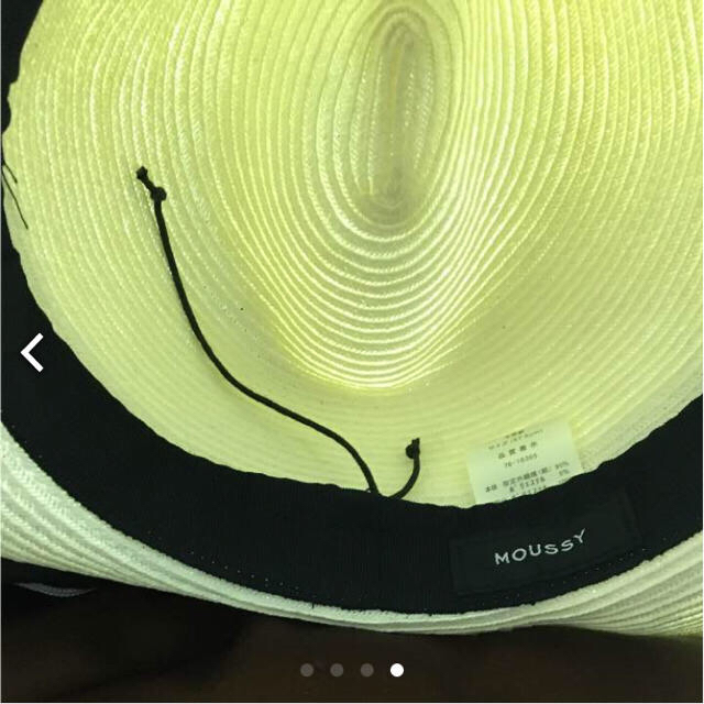 moussy(マウジー)のMOUSSY マウジー 中折れ ハット レディースの帽子(麦わら帽子/ストローハット)の商品写真