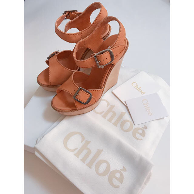 Chloe(クロエ)の新品半額♡幻Chloeクロエ60周年記念限定サンダル♡梨花 レディースの靴/シューズ(サンダル)の商品写真