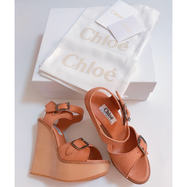 Chloe(クロエ)の新品半額♡幻Chloeクロエ60周年記念限定サンダル♡梨花 レディースの靴/シューズ(サンダル)の商品写真