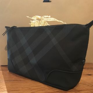 バーバリー(BURBERRY)の【新品・非売品】 Burberry バーバリー ポーチ 黒(その他)