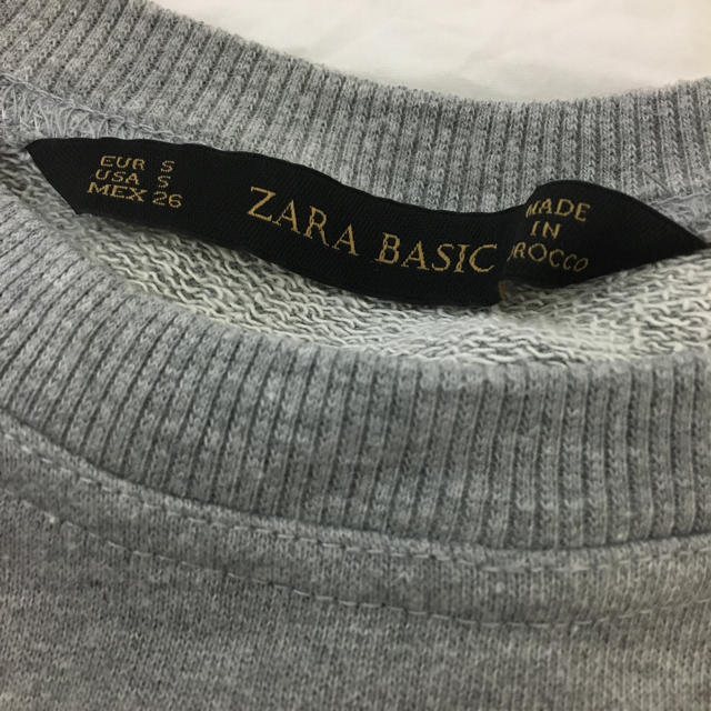 ZARA(ザラ)のZARA シャツ付きスウェット レディースのトップス(トレーナー/スウェット)の商品写真