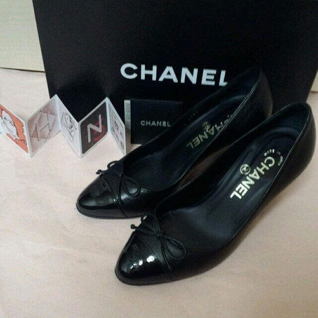 CHANEL(シャネル)のシャネル　リボンパンプス レディースの靴/シューズ(ハイヒール/パンプス)の商品写真