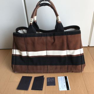 プラダ(PRADA)のGカード付属プラダPRADAカナパ　トートバッグLサイズ状態良好 B1872B(トートバッグ)