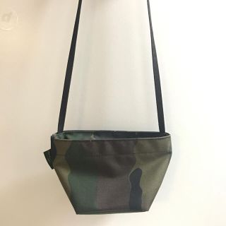 エルベシャプリエ(Herve Chapelier)のエルベシャプリエ カモフラナイロンショルダーXS迷彩 USED(ショルダーバッグ)