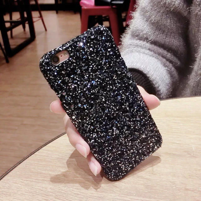 iPhoneケース大人気☆ 韓国 オルチャン iPhone7 グリッター ラメ キラキラ☆