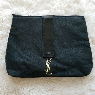 イヴサンローランボーテ(Yves Saint Laurent Beaute)の【トム様専用】【新品未使用】イヴサンローラン　ポーチ　ブラック(ポーチ)