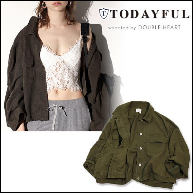 todayful TODAYFUL ワイドスリーブジャケット 38