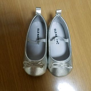 オールドネイビー(Old Navy)のOLD NAVY♡ シルバーキラキラシューズ　12cm(フラットシューズ)