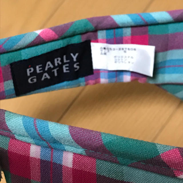 PEARLY GATES(パーリーゲイツ)のパーリーゲイツ サンバイザー メンズの帽子(サンバイザー)の商品写真