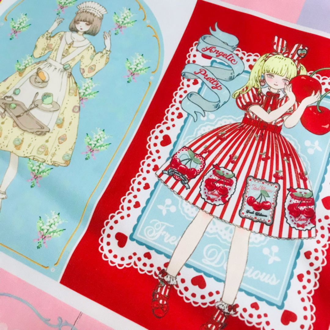 新品 可愛い女の子パネル キャンバス生地 Bの通販 by みちゃん's shop