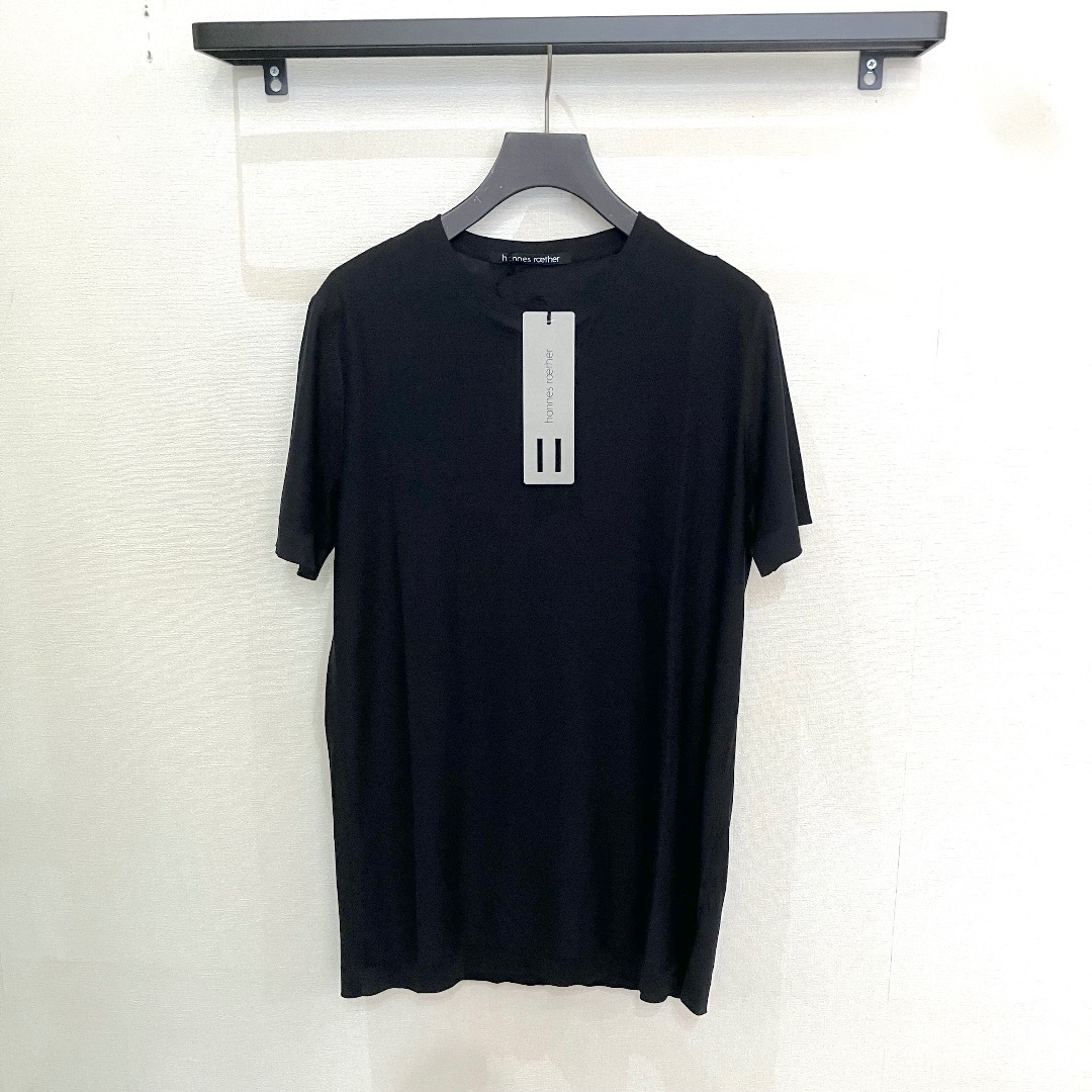 新品 hannes roether ハネスルーザー CREW NECK T