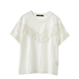 ダブルクローゼット(w closet)のwcloset フリンジTシャツ(Tシャツ(半袖/袖なし))