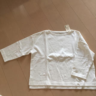 ムジルシリョウヒン(MUJI (無印良品))の新品 タグ付き 無印良品 ドロップショルダーTシャツ(Tシャツ(長袖/七分))