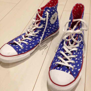 コンバース(CONVERSE)の海外購入⭐︎コンバースドットハイカット(スニーカー)