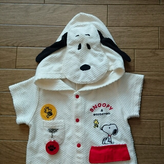 SNOOPY(スヌーピー)のスヌーピー ロンパース 80 キッズ/ベビー/マタニティのベビー服(~85cm)(ロンパース)の商品写真