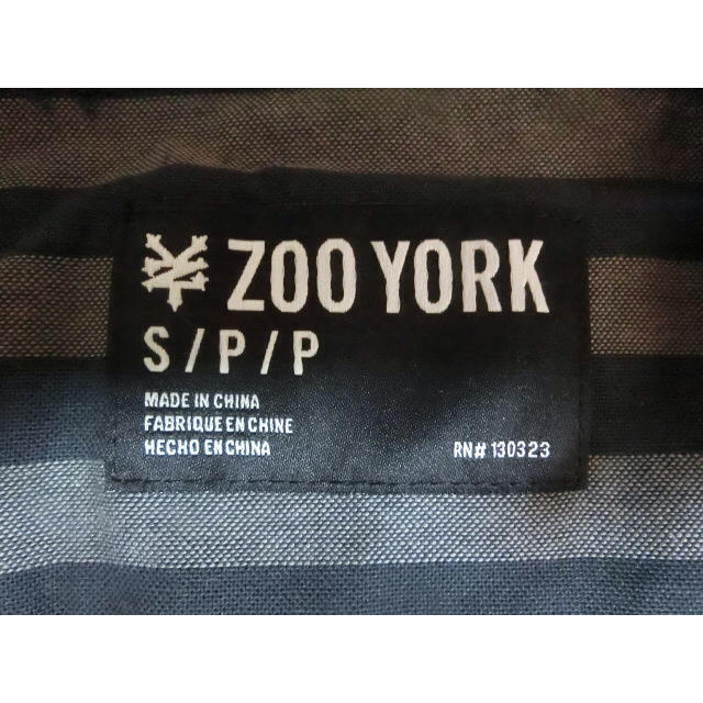 ZOO YORK(ズーヨーク)のアメカジ【ZOOYORK】ボーダー柄半袖シャツUS S メンズのトップス(シャツ)の商品写真