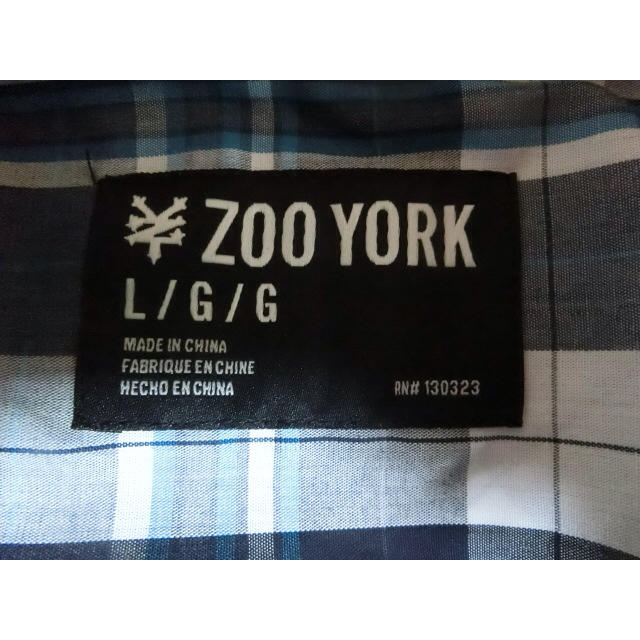 ZOO YORK(ズーヨーク)のアメカジ【ZooYork】チェック柄 半袖シャツUS L メンズのトップス(シャツ)の商品写真