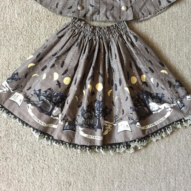 metamorphose temps de fille(メタモルフォーゼタンドゥフィーユ)のメタモルフォーゼ Darknightguardian レディースのスカート(ミニスカート)の商品写真