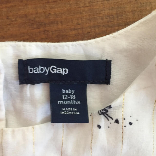 babyGAP(ベビーギャップ)のbabygap ワンピース キッズ/ベビー/マタニティのベビー服(~85cm)(ワンピース)の商品写真