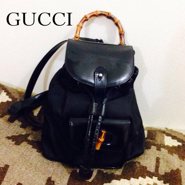 【新作入荷!!】 GUCCI バンブーリュック asakusa.sub.jp