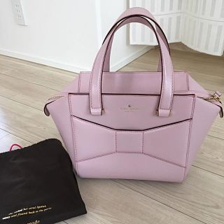 ケイトスペードニューヨーク(kate spade new york)のケイトスペード ピンクレザーバッグ(ハンドバッグ)