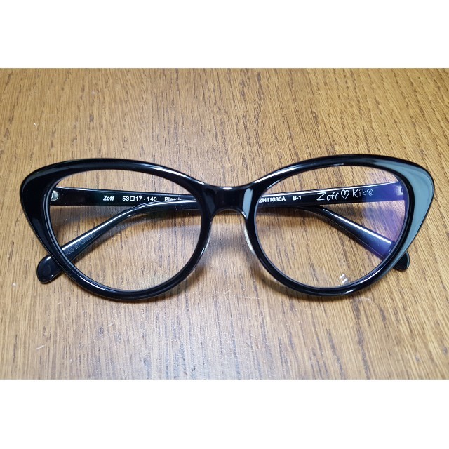 Zoff(ゾフ)のZoff × 水原希子 コラボ メガネ ／ ゾフ 眼鏡 レディースのファッション小物(サングラス/メガネ)の商品写真