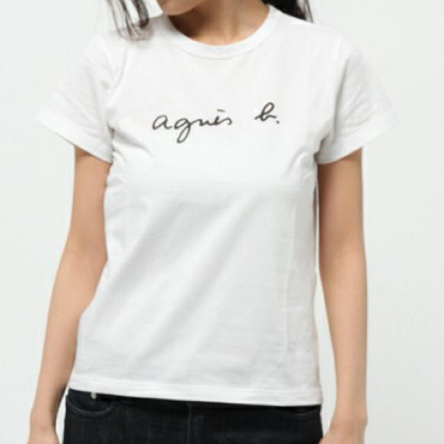 agnes b.(アニエスベー)のアニエスベー T2 ロゴ ティーシャツ ホワイト レディースのトップス(Tシャツ(半袖/袖なし))の商品写真