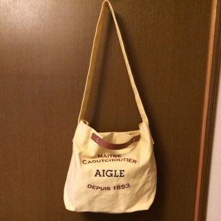 エーグル(AIGLE)のAIGLE キャンバス ワンショルダー トート☆エーグル(ショルダーバッグ)