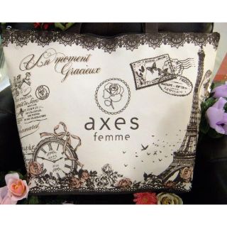 アクシーズファム(axes femme)のアクシーズファム トートバッグ 白(トートバッグ)