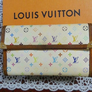 ルイヴィトン(LOUIS VUITTON)のルイヴィトンマルチカラー長財布(yy-mm6229さん専用)(財布)