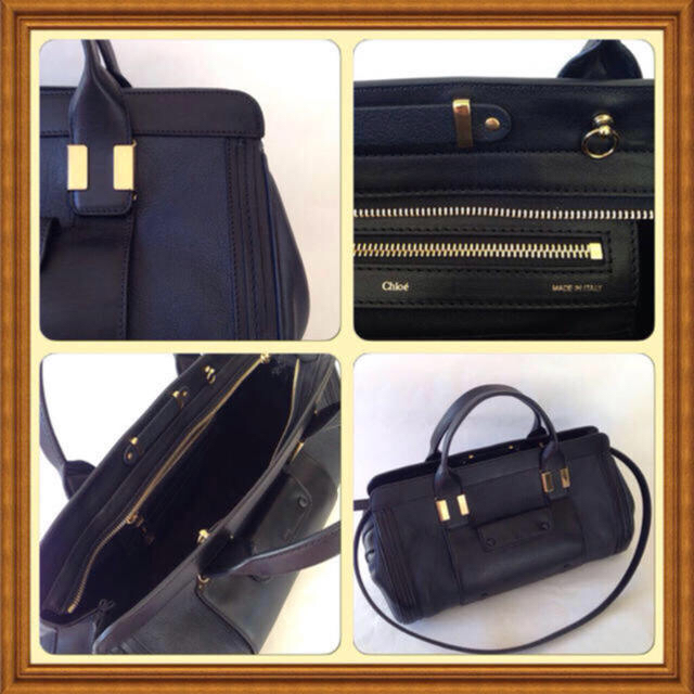 新品♡定価23万円♡大人ネイビー♡梨花&紗栄子色違い愛用♡クロエ アリス バック