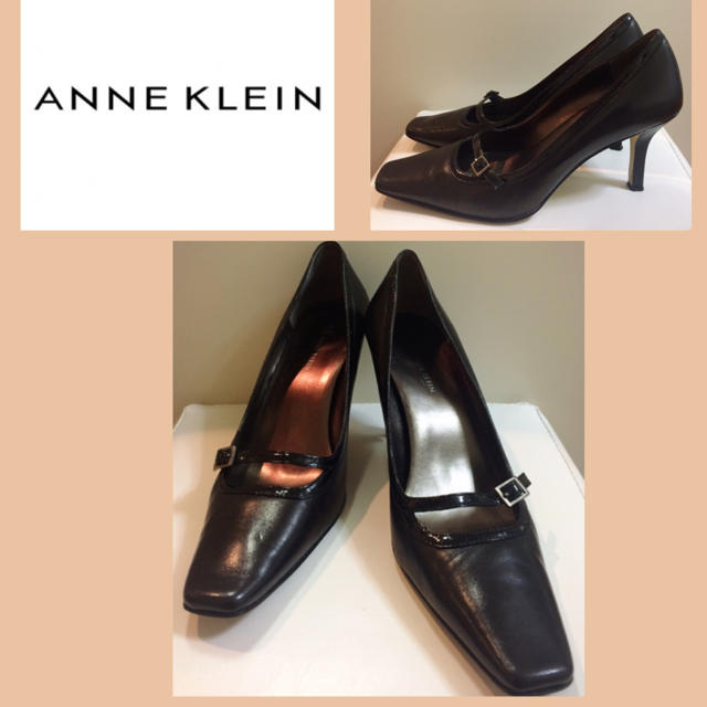 ANNE KLEIN(アンクライン)のアンクライン♡ブラックレザー ベーシック パンプス♡ レディースの靴/シューズ(ハイヒール/パンプス)の商品写真